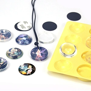 crystal refrigerator magnet