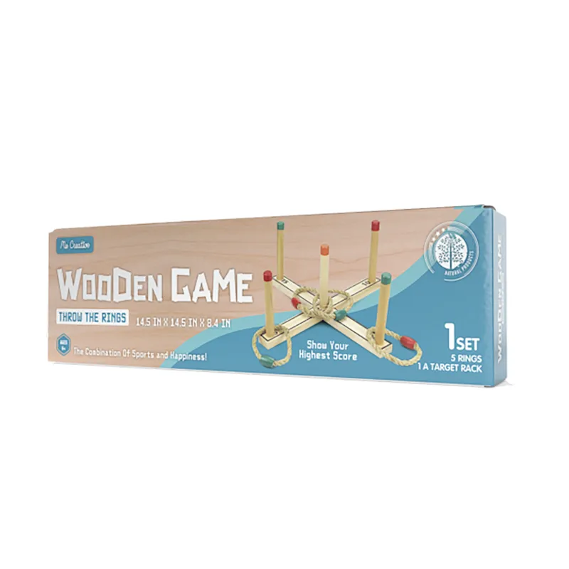 Wooden Ring Toss Game