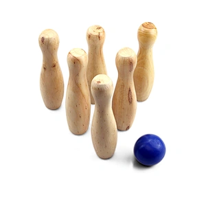 wooden bowling game