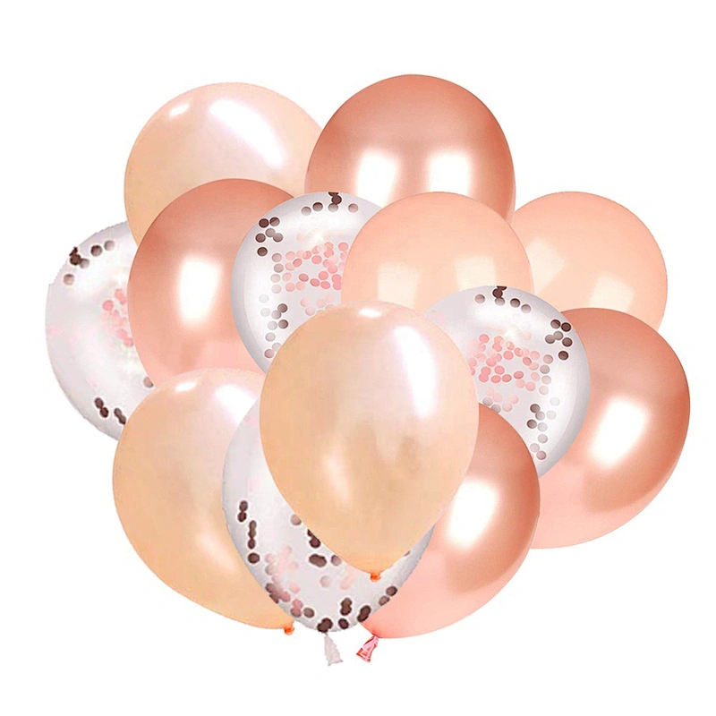 Wholesale Jumbo 18inch 36inch Ballon Set Gold Confetti Balloons with Tassels