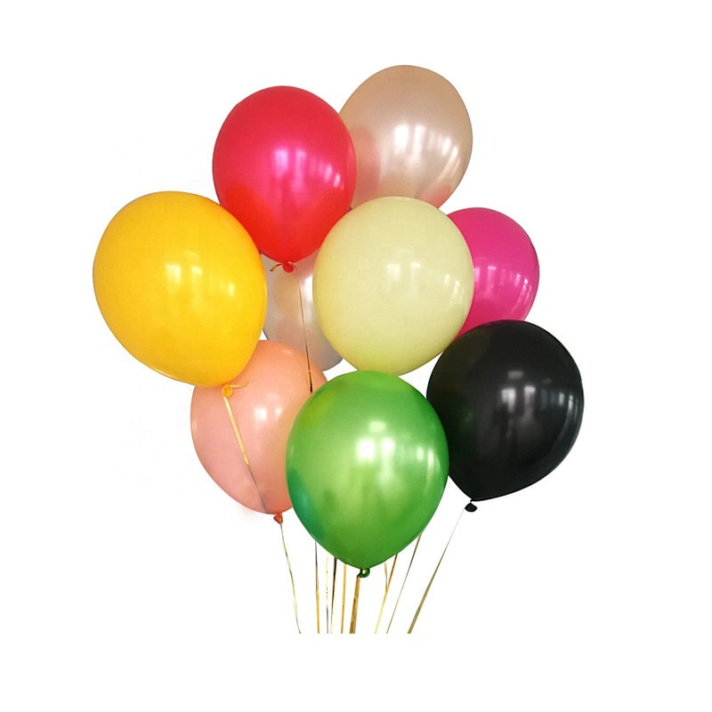 Various Different Kinds and Size of Metal Metllic Color Helium Latex Party Decoration Supplies Balloon Ballon with Variety Type