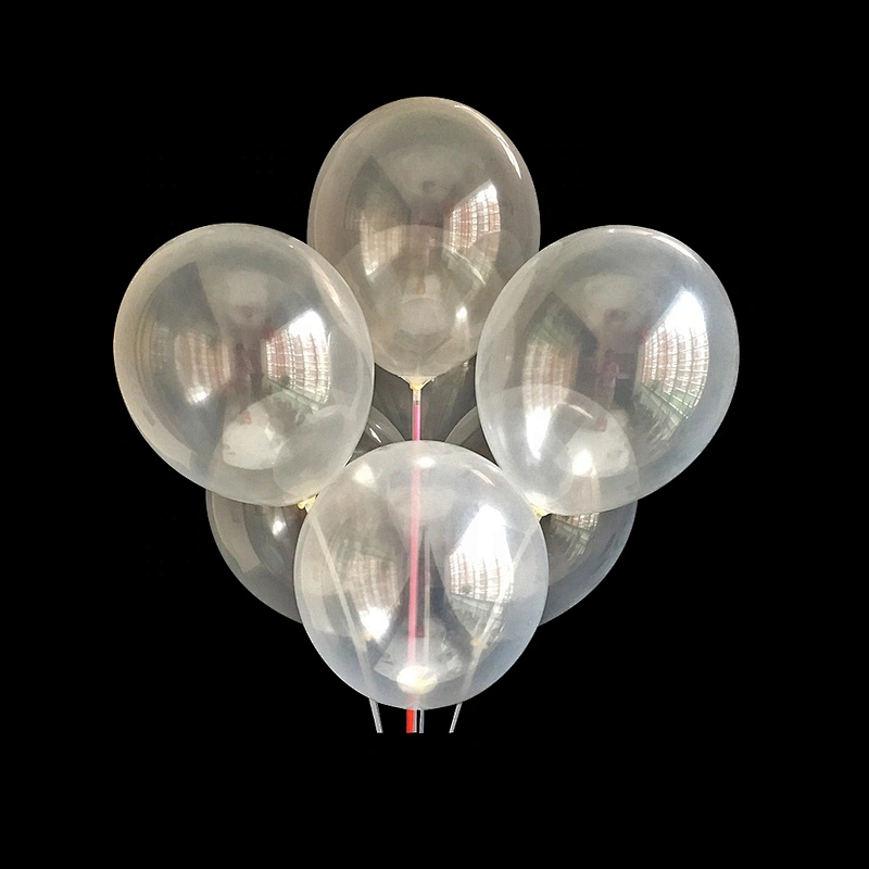 Small 12 Big 18 36 inch Happy Birthday Party Globos Helium Biodegradable Latex Round Balon Transparent Ballon Clear Balloons