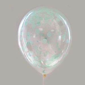 Mini 5 inch Round Shaped Clear Transparent Ballon and 5