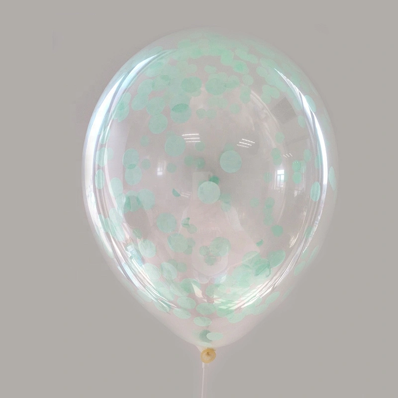 Mini 5 inch Round Shaped Clear Transparent Ballon and 5