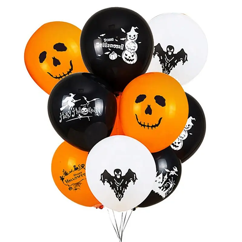 Festival Mini Small 9 Printing Decoration Toy Red Latex Round Full Color Cloud Digital Leopard Pirate Slogan Printed Balloon