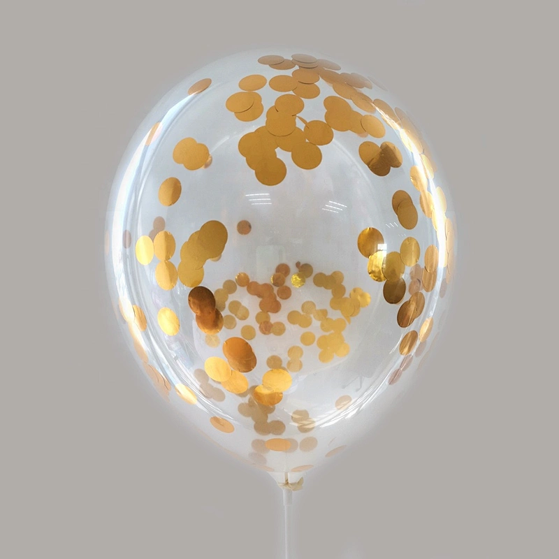 Mini 5 inch Round Shaped Clear Transparent Ballon and 5