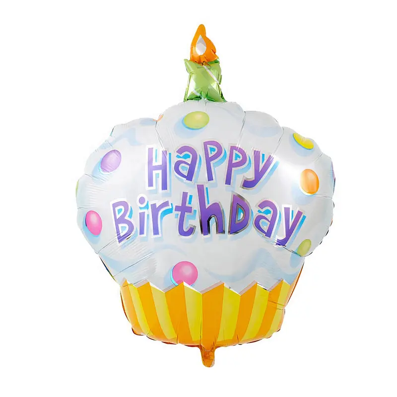 16 inch 18inch 36 40 inch Happy Birthday Golden Letter Aluminium Foil Balloon