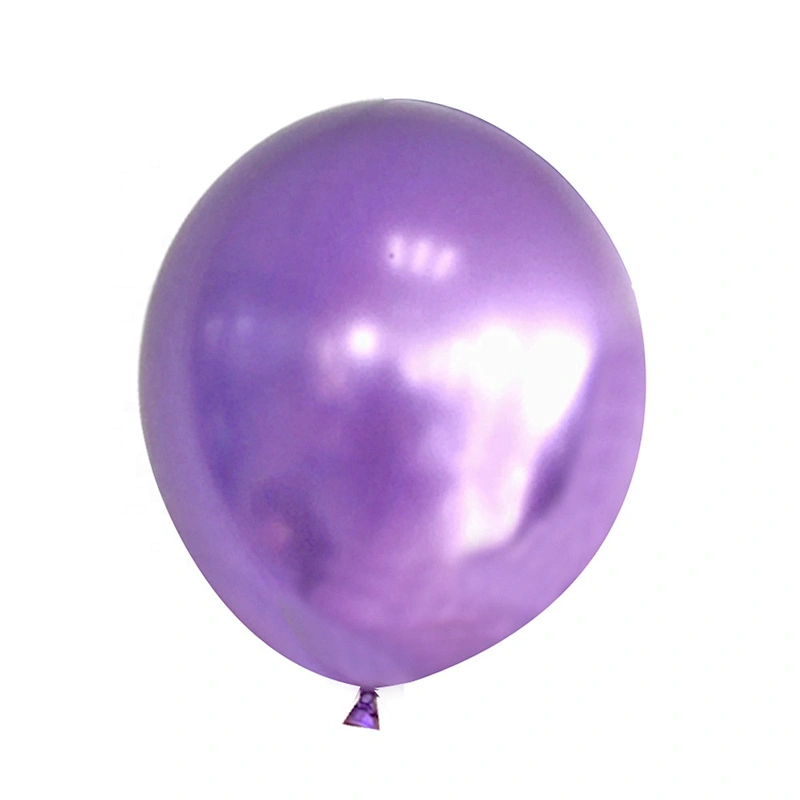 Big Size Kid Theme Party Decoration Balon 3.5 Grams Glossy Metal Pearl Color Globos Metallic Gold Ballon Latex Chrome Balloons