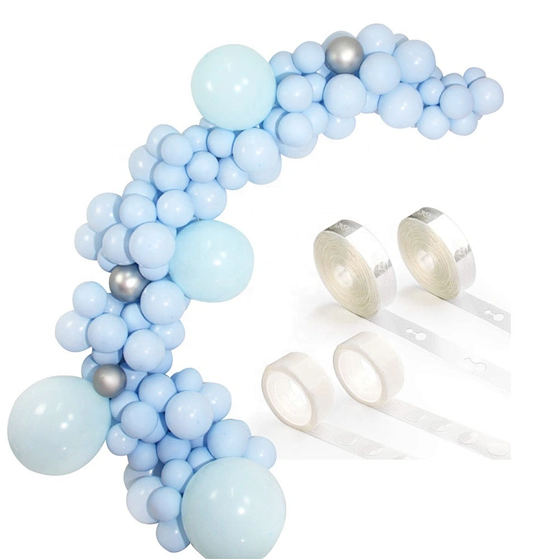 China christmas Wedding Party Decoration Supplies Latex Ballon White Gold Pink and Blue Balloon Garland Arch Kit