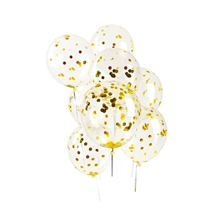Wholesale Jumbo 18inch 36inch Ballon Set Gold Confetti Balloons with Tassels