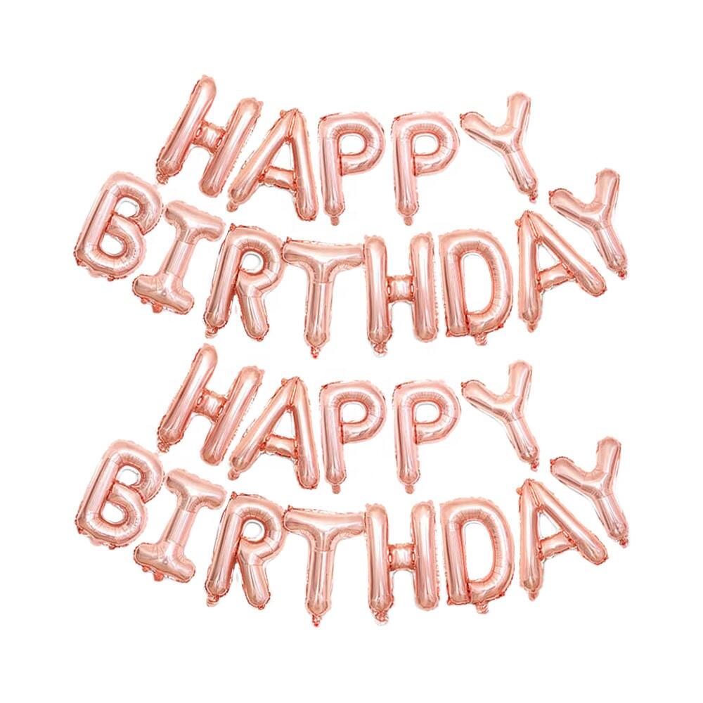 Wholesale Mylar Happy Birthday Foil Balloons Helium Balloons for Kids Party Decorations