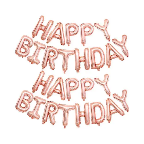 Wholesale Mylar Happy Birthday Foil Balloons Helium Balloons for Kids Party Decorations