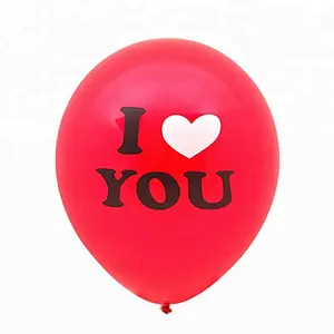 Helium Printed Heart / Will You Marry Me / Just Married / Mr and Mrs / I Love You Latex Ballon Balloon for Wedding Decoration