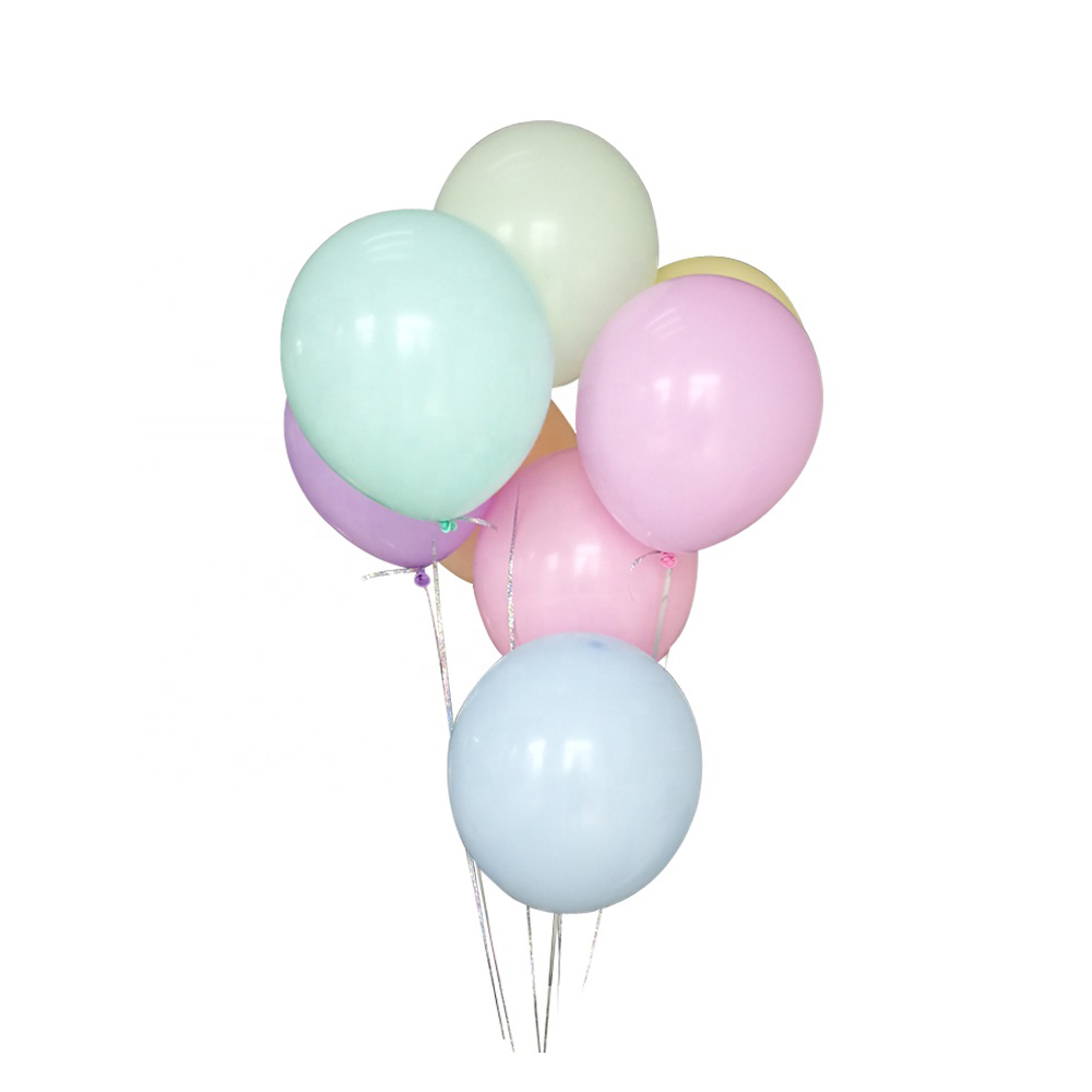 Latex 100pcs 12 inch Pastel Blue Colour Ballon Wedding Party Supplies Arrangement Balloon Decoration
