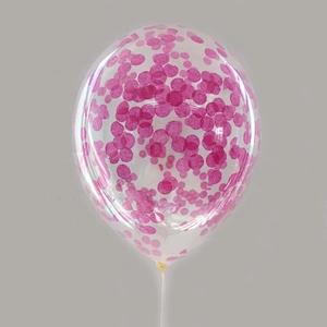 Mini 5 inch Round Shaped Clear Transparent Ballon and 5