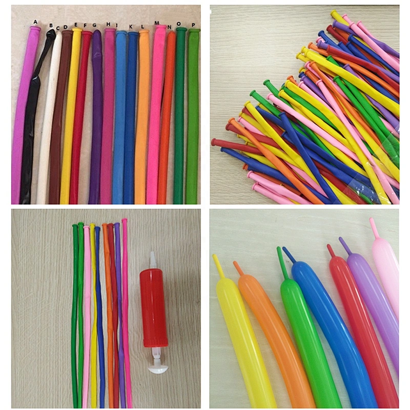 Party Eco Friendly 260 270 Inflatable Latex Assorted Long Shapes Twisty Modeling Balloon for Sale