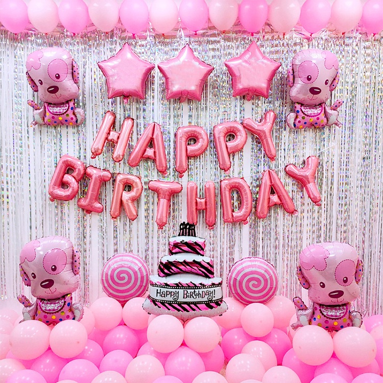 30 Pack 1 Birthday Party Decoration Wall Ballon 5 9 inch 12'' Balloon Round Metallic Rose Gold Balon Bouquet Garland Arch Kit