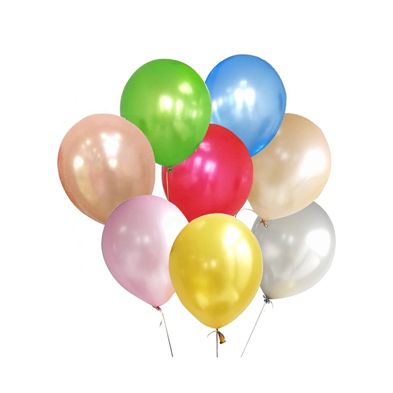 Giant Party Hanging Decoration 12inch 3.2g Rose Gold Metallic Latex Balloon