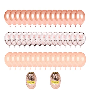 Wholesale Jumbo 18inch 36inch Ballon Set Gold Confetti Balloons with Tassels