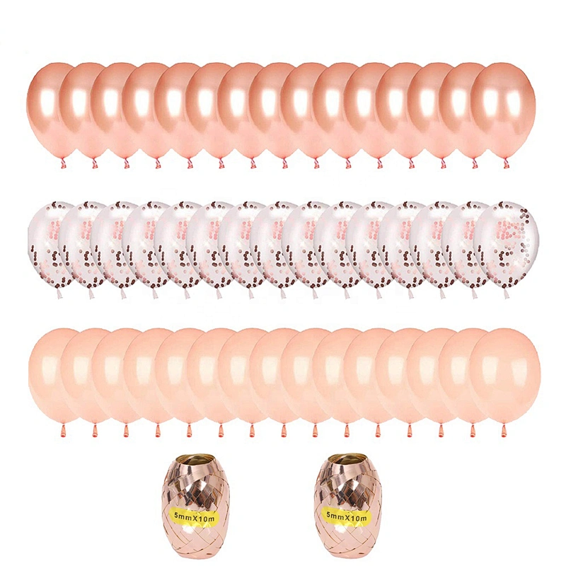 Wholesale Jumbo 18inch 36inch Ballon Set Gold Confetti Balloons with Tassels