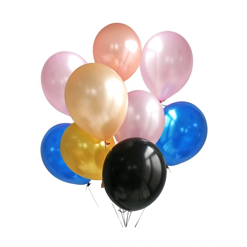 Various Different Kinds and Size of Metal Metllic Color Helium Latex Party Decoration Supplies Balloon Ballon with Variety Type