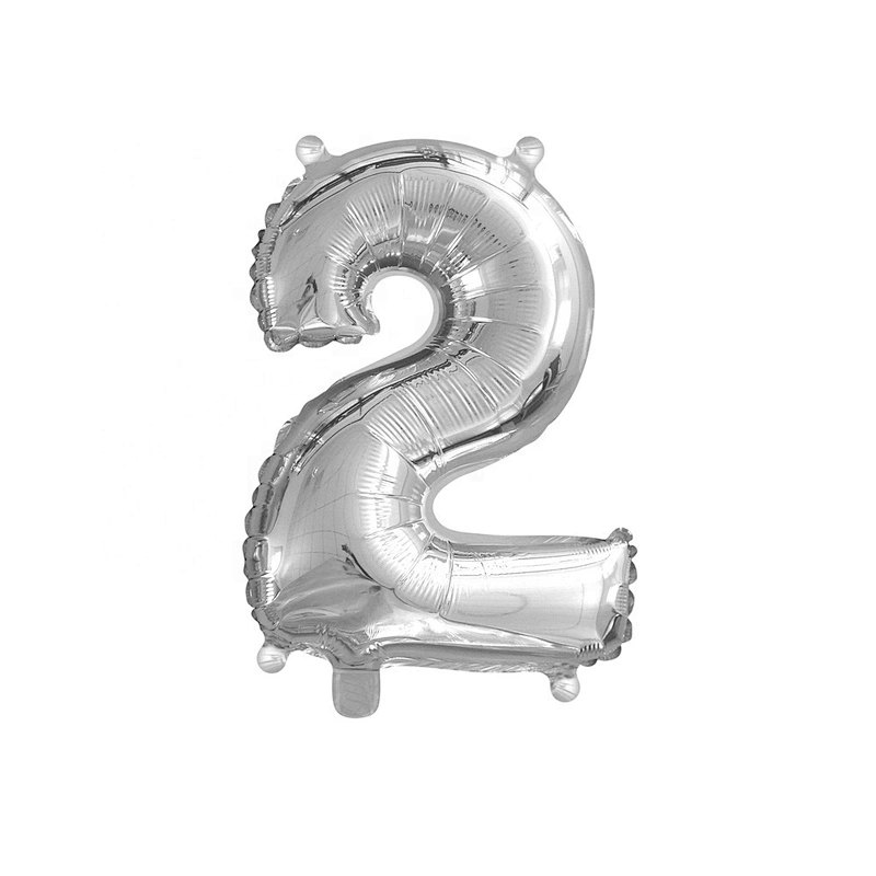 Cheap Advertising Big 16 inch 18 inch Helium Foil Mylar Number Party Balloon