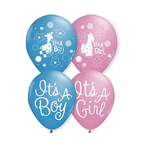 Festival Mini Small 9 Printing Decoration Toy Red Latex Round Full Color Cloud Digital Leopard Pirate Slogan Printed Balloon