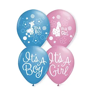 Wholesale Baby Helium Latex Balloon Its a Boy Ballon Its a Girl