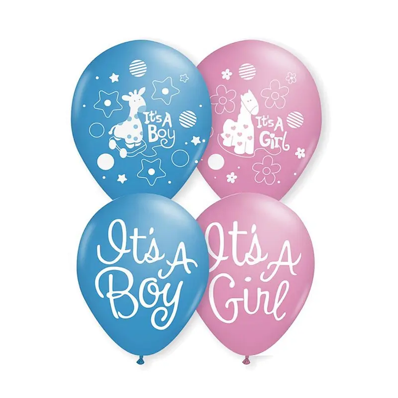 Wholesale Baby Helium Latex Balloon Its a Boy Ballon Its a Girl