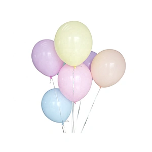 China 12inch Macaroon Pastel Balloon Macaron Colours Black Yellow Green Pink Purple Blue Matt Latex Globos for Party Decoration