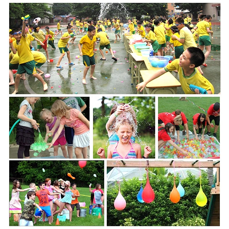 Wholesale Summer Popular Hot Sale Mini Small Colorful Round Latex Fight Magic Ballon Instant Seal Fill Water Balloon Bundle Kit