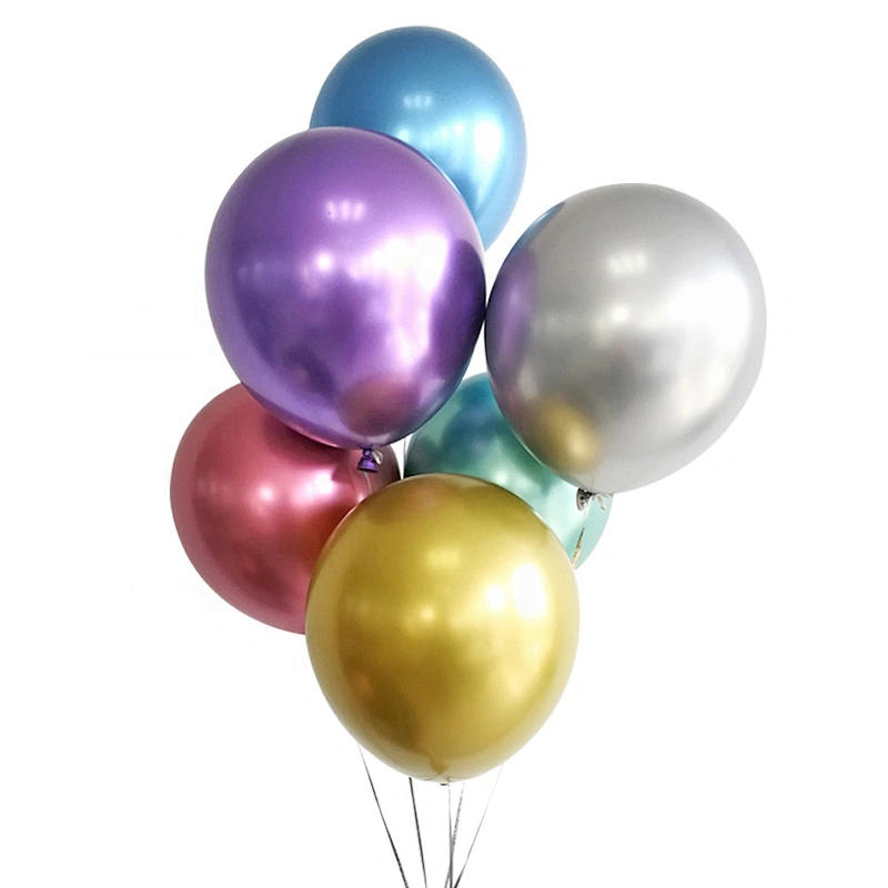 China Manufacturer Selling Price Type of Metal Metalized Giant Inflatable Helium Latex Metallic Colors Chrome Ballon Balloon