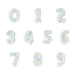Party 30 inch 40inch Number Ballon Foil Snake Giraffe Animal Shaped Number Balloon