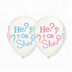 Baby Shower Decorations Party Globos Gift Latex Air Helium Balon Babyshower Balloon Ballon It's A Boy Its A Girl for Baby Shower