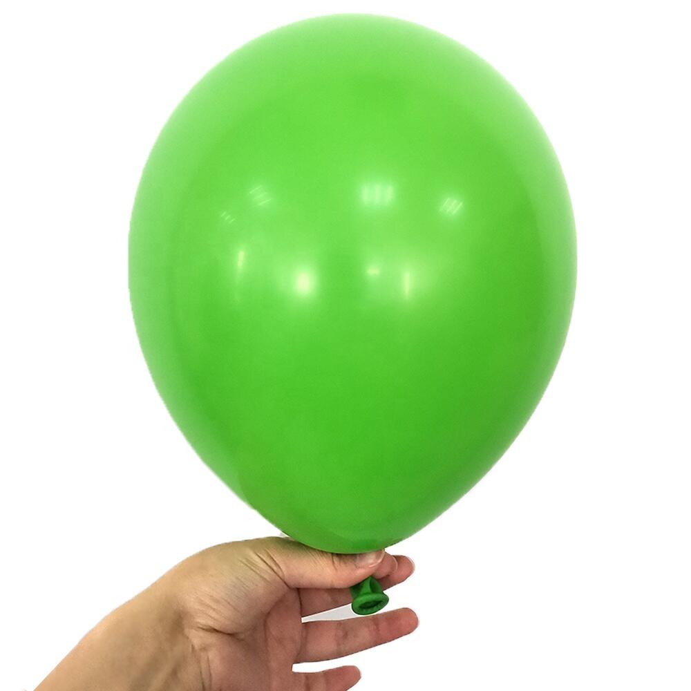 Jumbo 10inch 1.8 grams and 12inch 2.8g Thick Natural Latex Ballon Round Standard Metallic Pearl White Red Party Balloon in Bulk