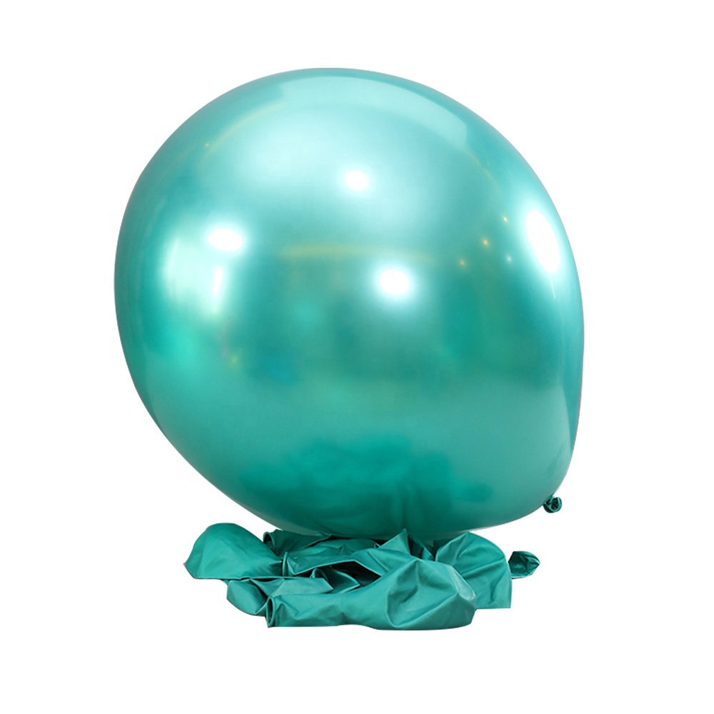 Large Giant 16 18 inch Latex Metallic Color Jumbo 18 in Ballon Glossy Chrome Rose Gold Balloon
