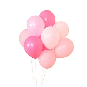 Hot Sale EN71 Ballon Fill Helium Round Baby Pink Latex Free Balloons Walmart