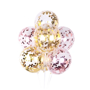 Wholesale 12 18 36 inch Happy Birthday Party Decoration Latex Confetti Balloon