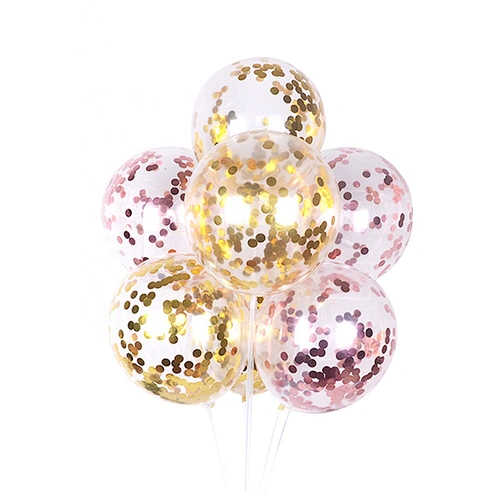 Wholesale 12 18 36 inch Happy Birthday Party Decoration Latex Confetti Balloon