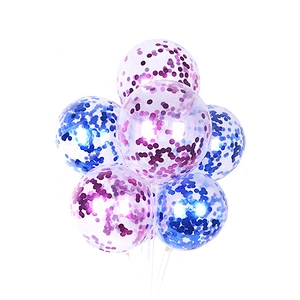 Kid Birthday Party Mini 10 inch Transparent Ballon Baby Shower Decoration Latex Balloon Set for Boy or Girl Gender Reveal