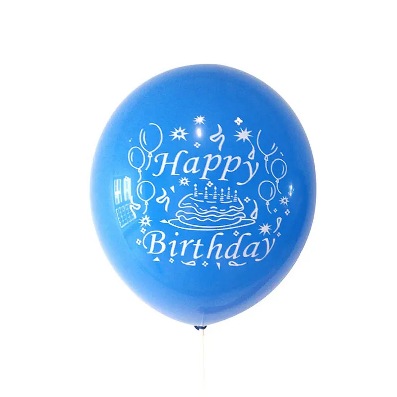 Custom Screen Printed Logo Balon 12inch Round Pearlized Pearl Ballon Metallic Gold Latex balloon for Party with Printing Bag