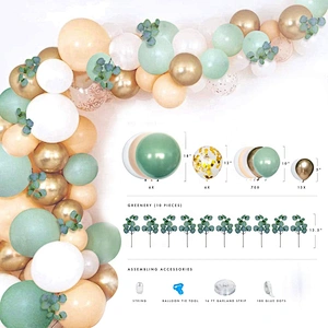 Custom Hanging Ballon Arch Kit Happy Wedding Birthday Christmas Party Decoration Air Baloon Balloon Garland Set