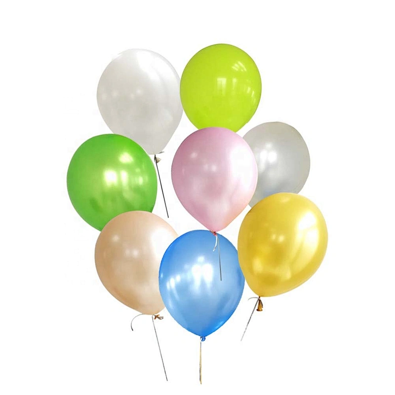 Giant Party Hanging Decoration 12inch 3.2g Rose Gold Metallic Latex Balloon