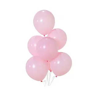 Hot Sale EN71 Ballon Fill Helium Round Baby Pink Latex Free Balloons Walmart