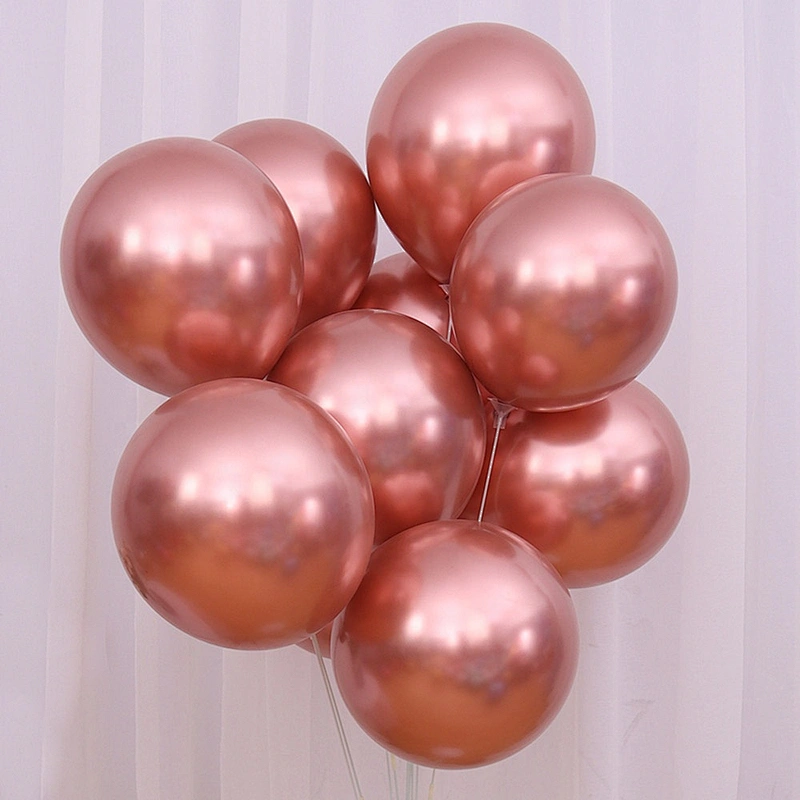 2021 Happy Valentines Mother's Day Metallic Metal Ballon Chrome Balloon Garland Arch Kit Set for Mothers Valentine's Day