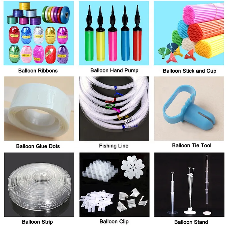 DIY Decoration Birthday Wedding Party Supplies Black Gold and Rose Gold Latex Balloon Ballon Stand Arch Garland Kit Set for Sale