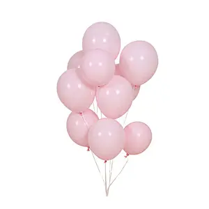 Hot Sale EN71 Ballon Fill Helium Round Baby Pink Latex Free Balloons Walmart