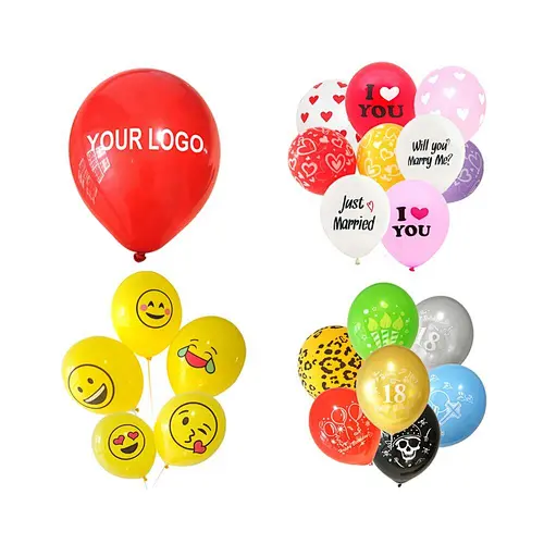 Hot Promotion Round Large Outdoor AD Inflatable Helium Ballon Wedding Decoration Rubber Latex Painted Advertising Air Balloon