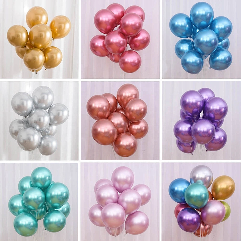 2021 Happy Valentines Mother's Day Metallic Metal Ballon Chrome Balloon Garland Arch Kit Set for Mothers Valentine's Day