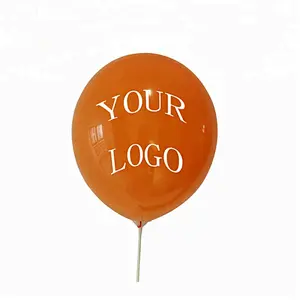 Latex Helium Party Transparent Clear Personalised Logo Ballon Print White Pink Black Yellow Polka Dot Balloons with Dots Logo